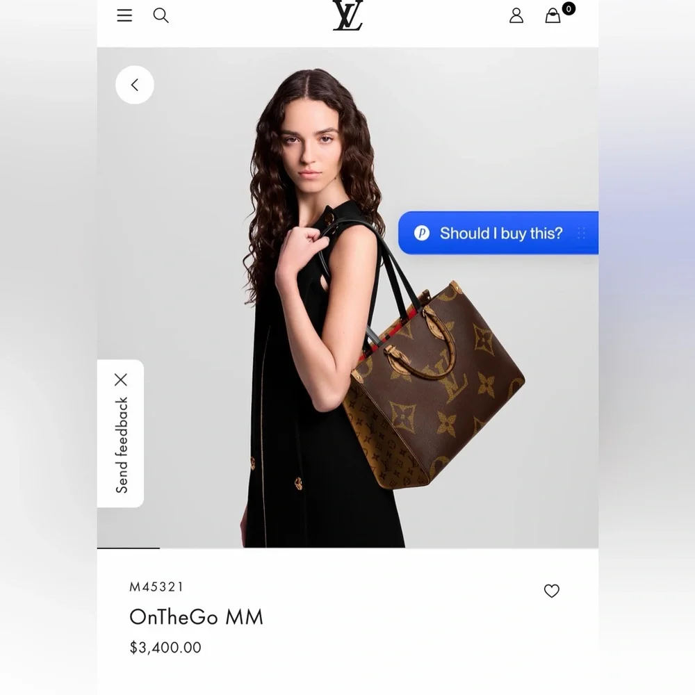 Louis Vuitton onthego MM revese monogram